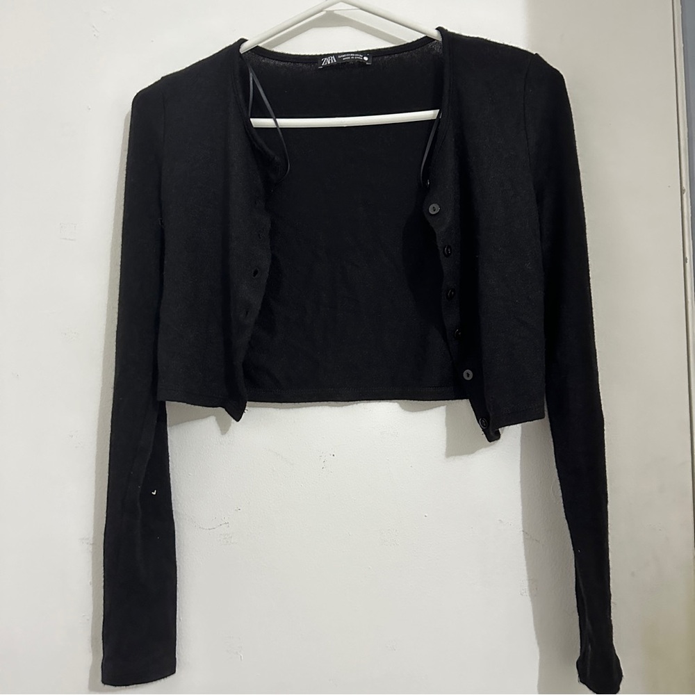 Zara cropped cardigan size xs